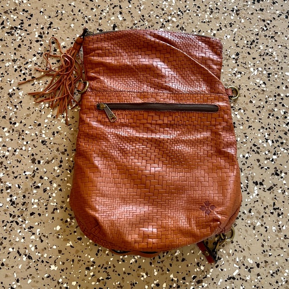 Patricia Nash Brown Leather Convertible Bag - Picture 3 of 6